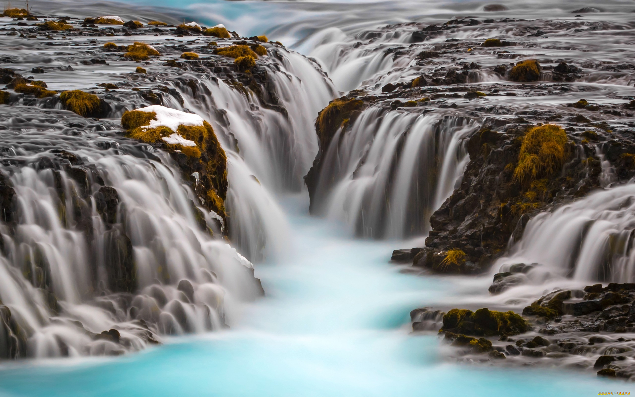 bruarfoss waterfalls,  iceland, , , iceland, bruarfoss, waterfalls